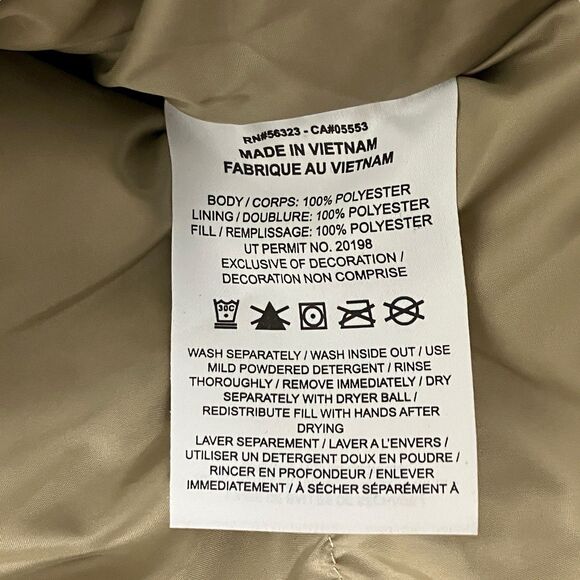 Nike Windrunner Puffer Jacket Mens XXL Tan Cream Storm-Fit Insulated FB8185-247 - Picture 11 of 16